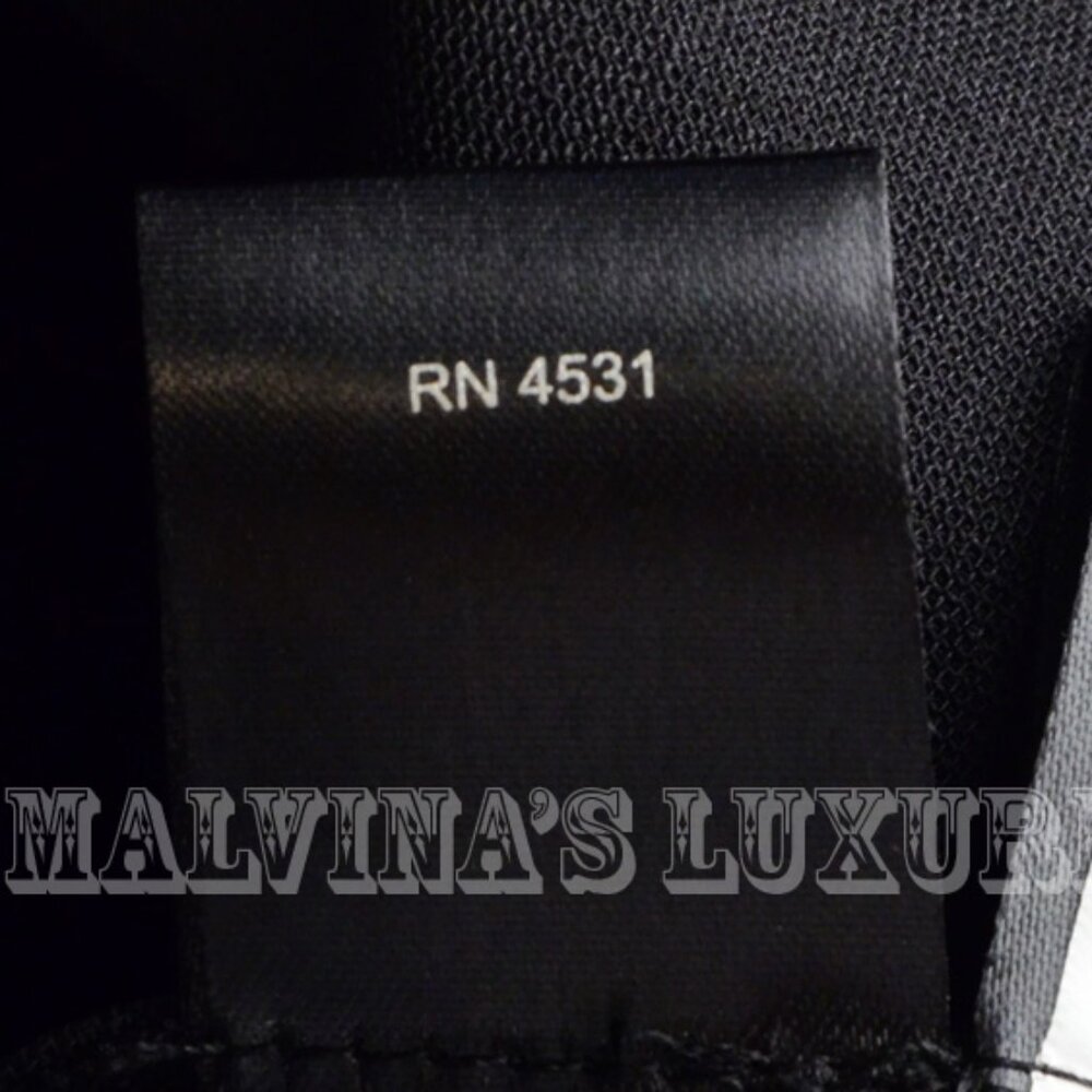 NARCISO RODRIGUEZ DRESS BLACK WOOL & SILK PANELED DESIGN sz IT 42 US 6 - Picture 8 of 8